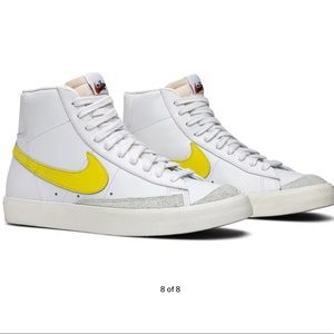 Yellow Nike blazers